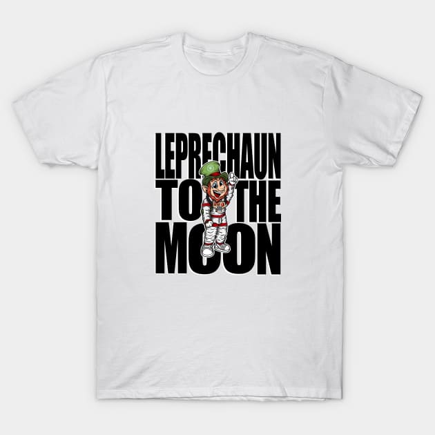 Astronaut Leprechaun T-Shirt by Leprechaun Finance